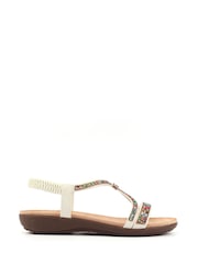 Lunar White Novi Sandals - Image 3 of 7
