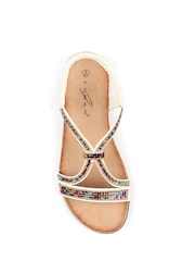 Lunar White Novi Sandals - Image 7 of 7