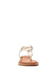 Lunar White Zentara Sandals - Image 5 of 7