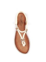 Lunar White Zentara Sandals - Image 6 of 7