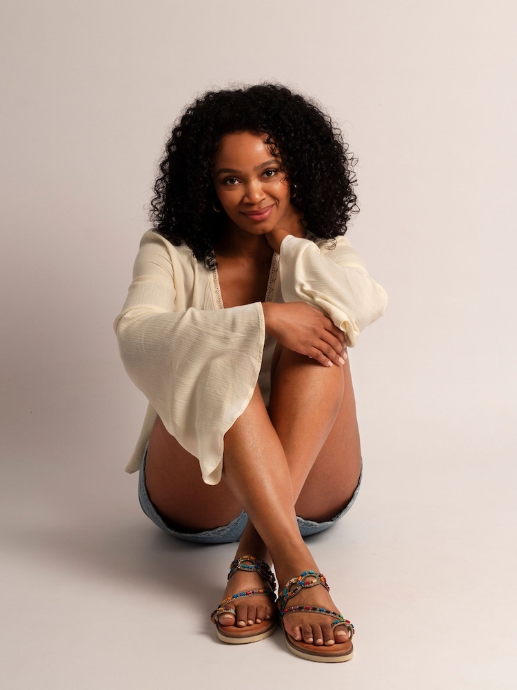 Lunar Blue Zuzu Sandals - Image 2 of 7