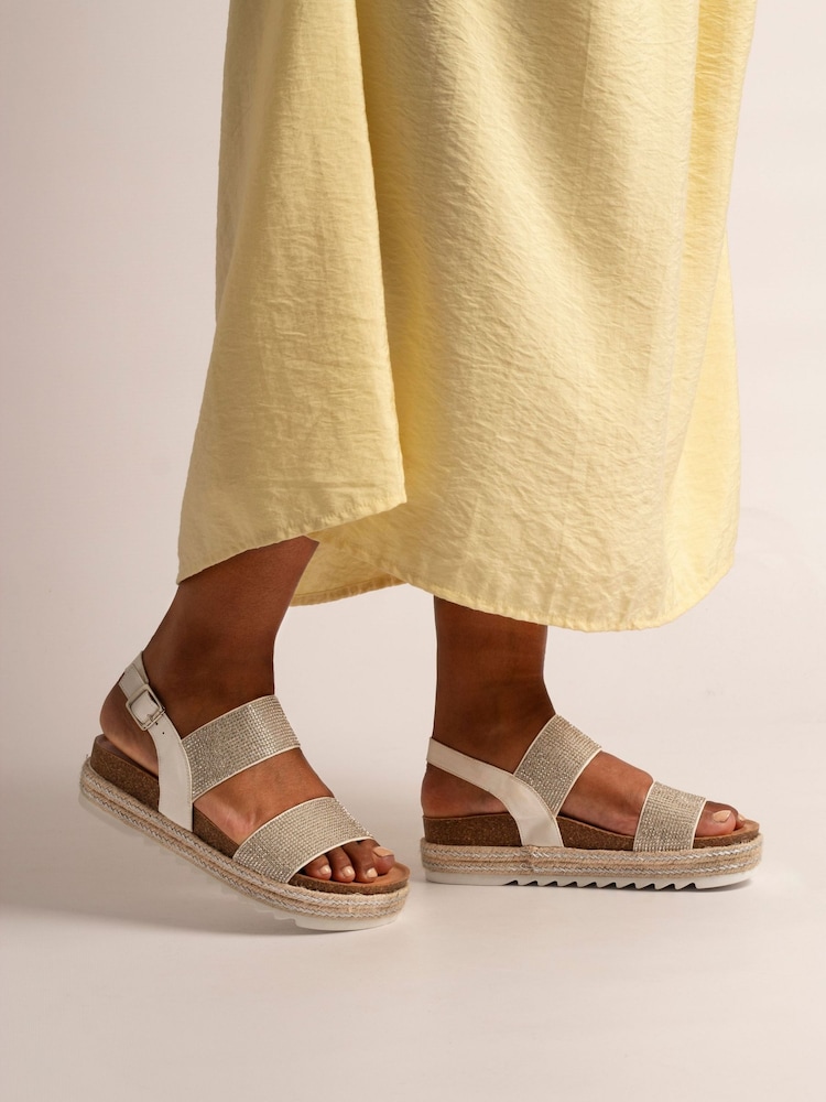 Lunar Silver Emery Sandals - Image 1 of 7 Lunar Silver Emery Sandals - Image 1 of 7