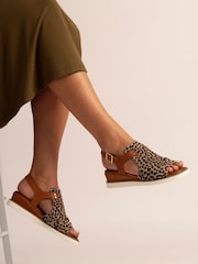 Lunar Animal Steffi Wedge Sandals - Image 1 of 6