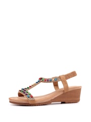 Lunar Brown Reese Sandals - Image 4 of 8