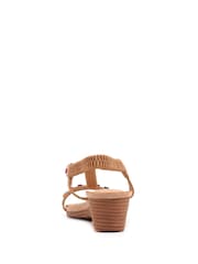 Lunar Brown Reese Sandals - Image 6 of 8