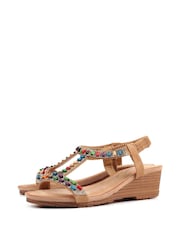 Lunar Brown Reese Sandals - Image 7 of 8