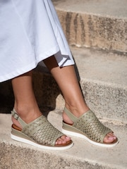 Lunar Green Hailey Sandals - Image 1 of 7