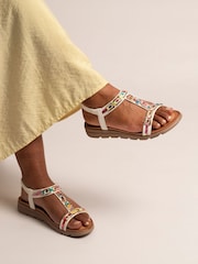 Lunar White Drift Sandals - Image 1 of 6