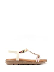 Lunar White Drift Sandals - Image 2 of 6