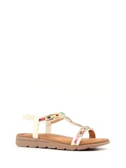 Lunar White Drift Sandals - Image 3 of 6