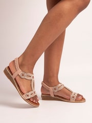 ורוד - Lunar Wide Fit Sandals - תמונה 1 מתוך 7