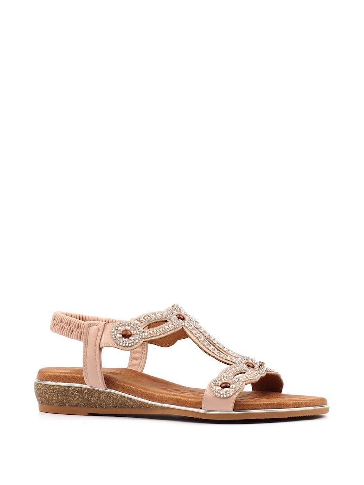 ורוד - Lunar Wide Fit Sandals - תמונה 2 מתוך 7 ורוד - Lunar Wide Fit Sandals - תמונה 2 מתוך 7