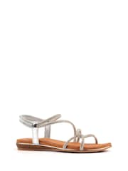 Lunar Silver Brinley Sandals - Image 2 of 6