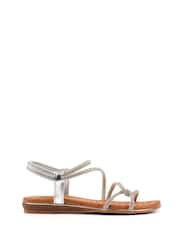 Lunar Silver Brinley Sandals - Image 3 of 6