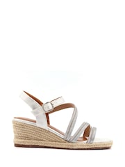 Lunar Silver Izzy Wedge Sandals - Image 2 of 6