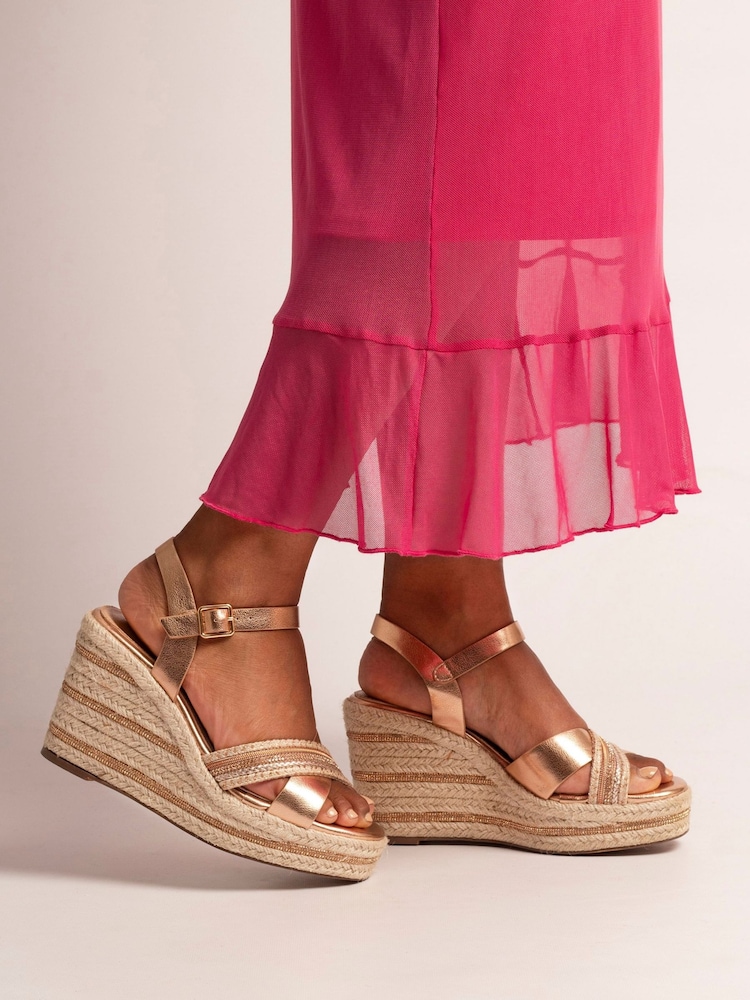 Lunar Rose Gold Ella Sandals - Image 1 of 7