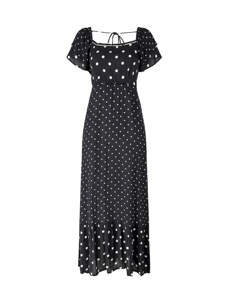 Joe Browns Black Petite Prettiest Polka Dot Dress - Image 7 of 7 Joe Browns Black Petite Prettiest Polka Dot Dress - Image 7 of 7