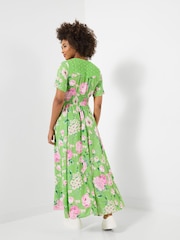 Joe Browns Green Petite Flower Garden Maxi Dress - Image 2 of 5