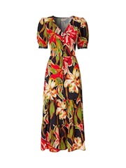 Joe Browns Black Petite Brightest Flowers Maxi Dress - Image 5 of 5