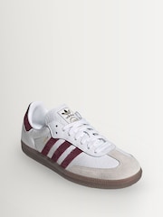 adidas Originals White Samba OG Trainers - Image 2 of 10