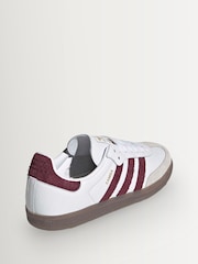 adidas Originals White Samba OG Trainers - Image 9 of 10