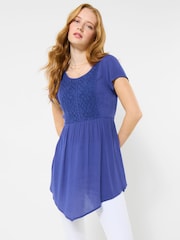 Joe Browns Blue Summer Essentials Longline Top - Image 1 of 5