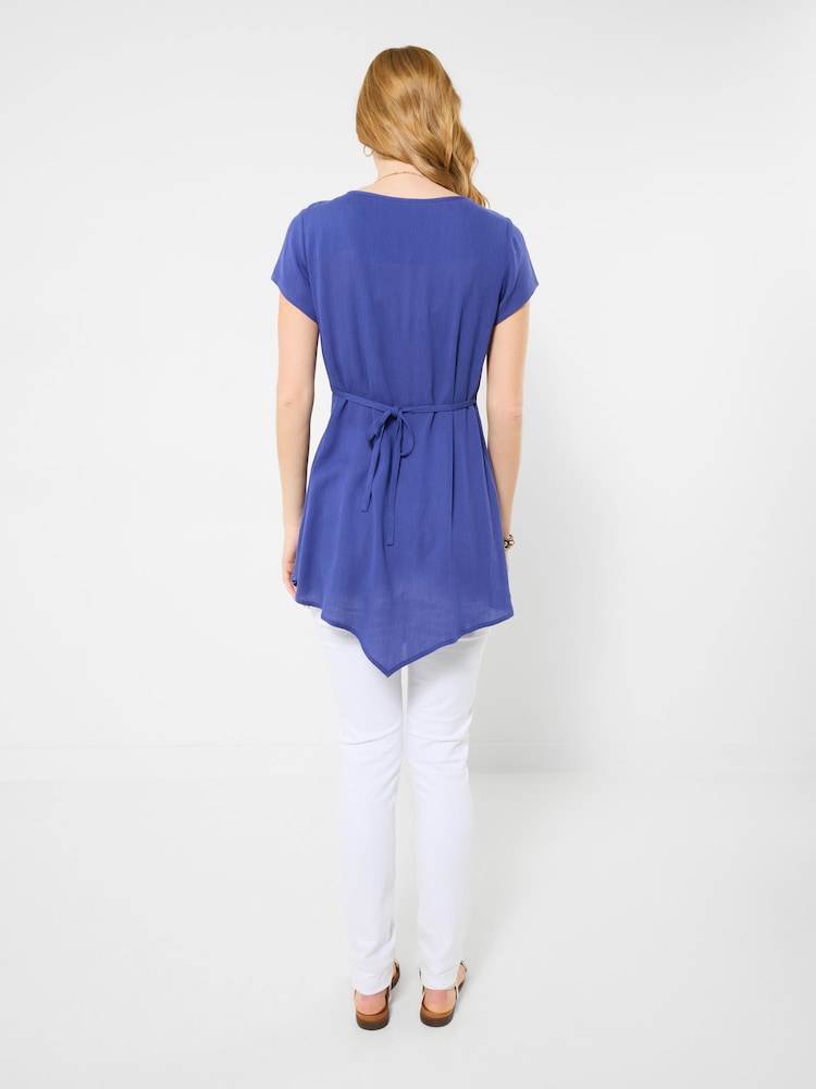 Joe Browns Blue Summer Essentials Longline Top - Image 2 of 5