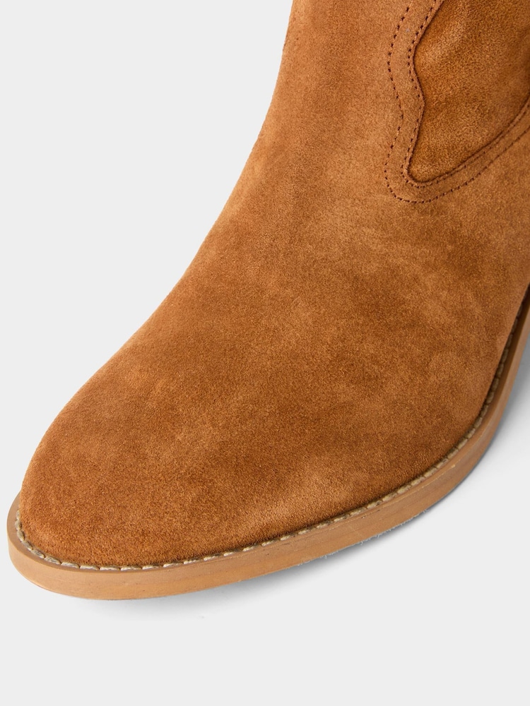 Joe Browns Brown Montana Fringed Suede Boots - Image 6 of 6 Joe Browns Brown Montana Fringed Suede Boots - Image 6 of 6