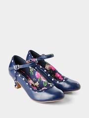 Joe Browns Blue Sofia Mary Jane Shoes - Image 3 of 5