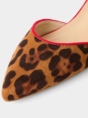 Joe Browns Red Lilly Leopard Shoes - Image 4 of 5