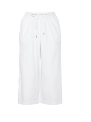 Evans White Wide Leg Pull On Trousers - Image 5 of 5