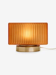 MADE.COM Brown/ Chrome Alma Table Lamp - Image 5 of 5