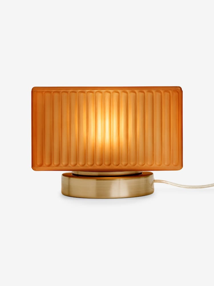 MADE.COM Brown/ Chrome Alma Table Lamp - Image 5 of 5