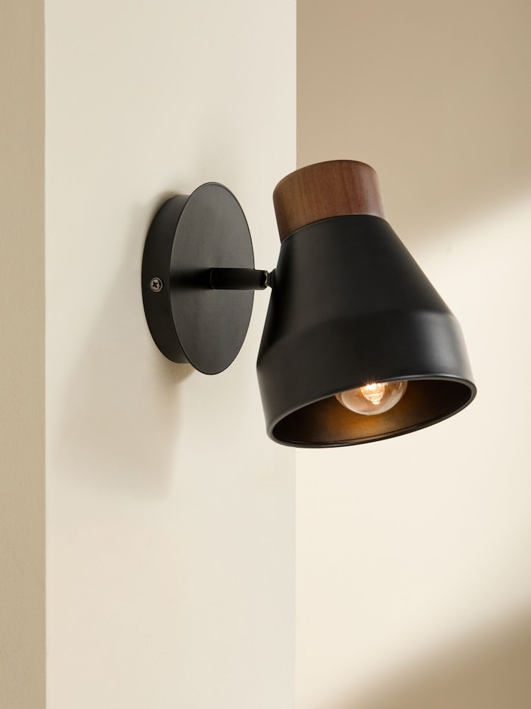 MADE.COM Black Albert Wall Light - Image 2 of 6 MADE.COM Black Albert Wall Light - Image 2 of 6