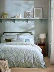 William Morris At Home Sage Green Set Of 2 Willow Bough 200 Thread Count Pillowcases - Image 2 of 4