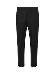 BadRhino Big & Tall Black Linen Trousers - Image 5 of 6