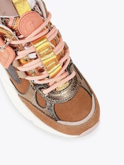 Kurt Geiger London Brown Womens Kurt Trainers - Image 5 of 5