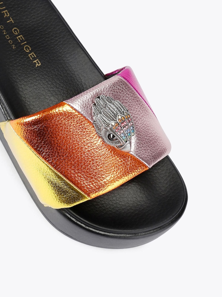 Kurt Geiger London Multi Meena Eagle Platform Sandals - Image 5 of 5 Kurt Geiger London Multi Meena Eagle Platform Sandals - Image 5 of 5