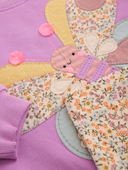 Purple Butterfly Sweatshirt and Legging Set (3mths-7yrs) - Image 10 of 10