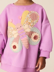 Purple Butterfly Sweatshirt and Legging Set (3mths-7yrs) - Image 3 of 10
