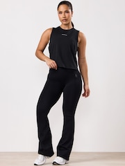 Gym King Black GK Sculpt Seamless Flared Leggings - Image 1 of 4