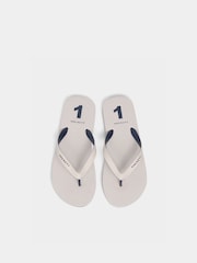 Hackett White Capri Numbers Flip Flop Shoes - Image 3 of 7