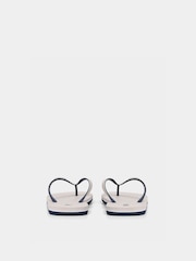 Hackett White Capri Numbers Flip Flop Shoes - Image 5 of 7