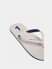 Hackett White Capri Numbers Flip Flop Shoes - Image 6 of 7