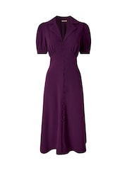 Joe Browns Purple Sophia Vintage Style Dress - Image 6 of 6
