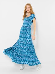 Joe Browns Blue Beach Boutique Crinkle Dress - Image 1 of 5