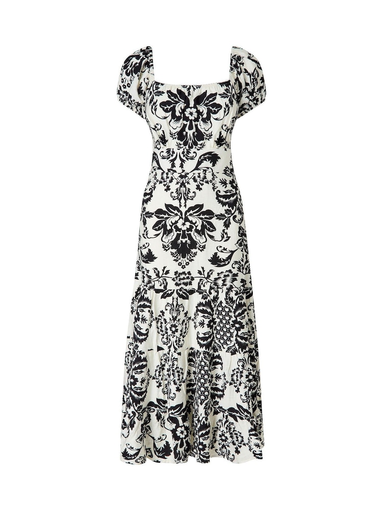 Joe Browns Black Serena Printed Maxi Dress - Image 5 of 5