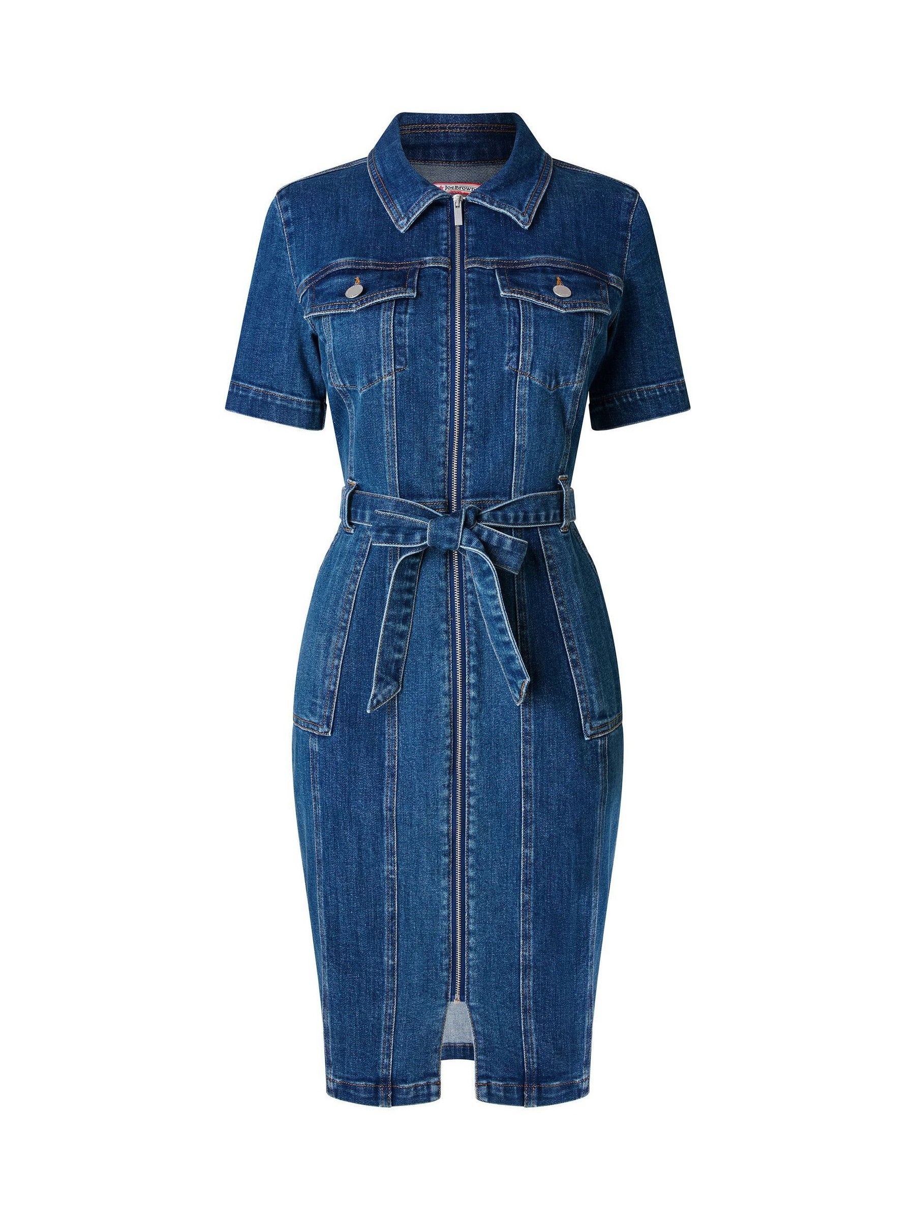Buy Joe Browns Blue Miley Stretch Denim Dress from Next India