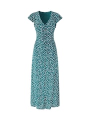 Joe Browns Green Gabriella Spot Print Dress - Image 6 of 6