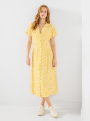 Joe Browns Yellow Fresh As A Daisy Printed Dress - Image 3 of 5